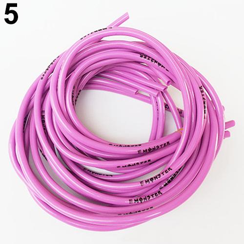 Yleismoottoripyörä 1m bensiini polttoaineletku kaasuöljyputki 5mm i /d 8mm o/d putki: Violetti