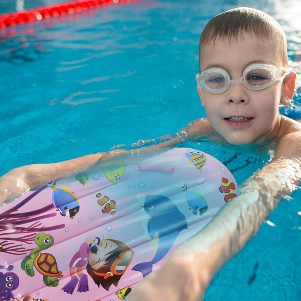 Kids Cartoon Opblaasbare Drijvende Bed Veiligheid Vouwen Surfplank Zwemmen Ring Water Spel Speelgoed Drijfvermogen Boord Strand Slaapmat