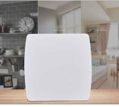 6'' 150mm Home Ventilation Fan Bathroom Garage Exhaust Fan Wall Mount, Strong Exhaust (Ultra Silent)