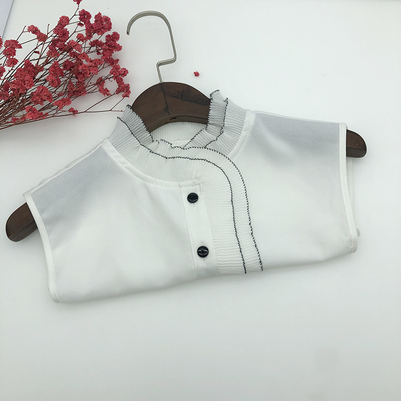 Dames Shirt Valse Kragen Nep Kraag Stand Blouse Top Vrouwen Kleding Accessoires 2022 Half-Shirt Afneembare Shirt Nep Kraagie