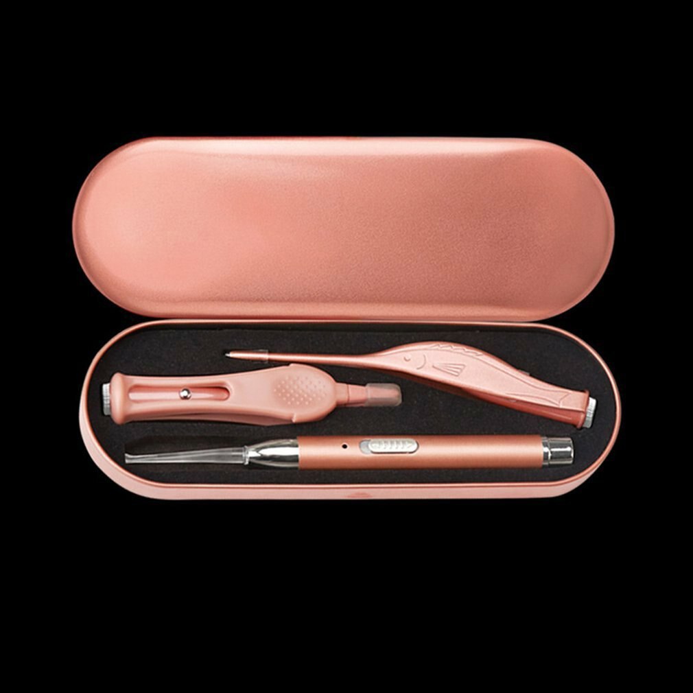Pinzas luminosas recargables para oreja, pinzas para oreja