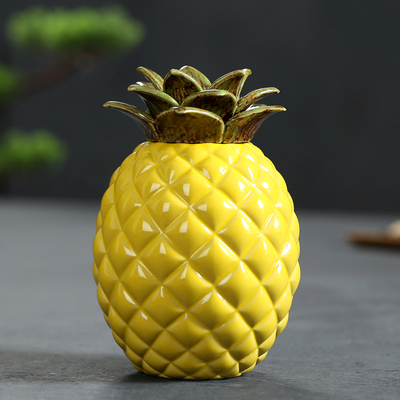 Jia-gui luo ananas te dåser keramisk forseglet opbevaring dåse te dåser pu'er te emballage æske te æske  d067: 2