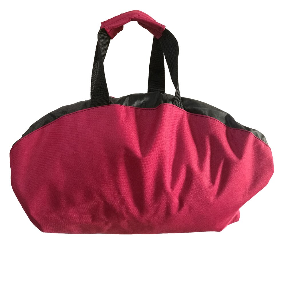 Tapis à langer étanche 75CM, sac de transport avec poignée et bretelles pour vêtements de plage, pour combinaison de natation, Kayak, surf: Rouge