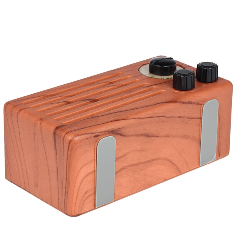 Portatile Senza Fili Bluetooth Speaker Venatura Del Legno Retrò cassa di Risonanza Stereo del Giocatore di Musica di Sostegno FM Radio TF Card MP3 Disc di U USB Gioco