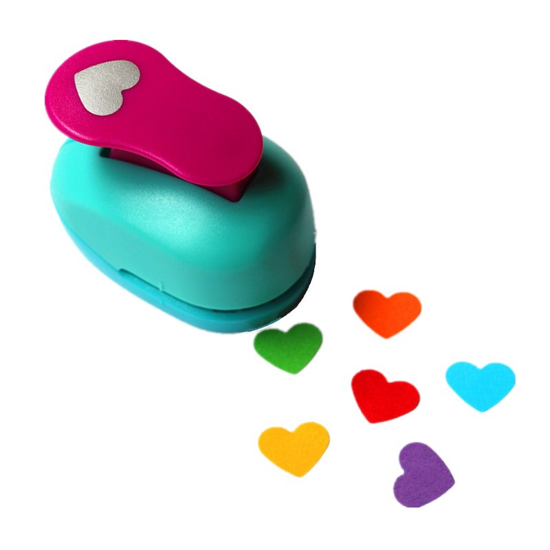 6mm-75mm heart shape craft punch cortador de papel de scrapbook paper foam school manual DIY Round hole punches: 1pc 15mm