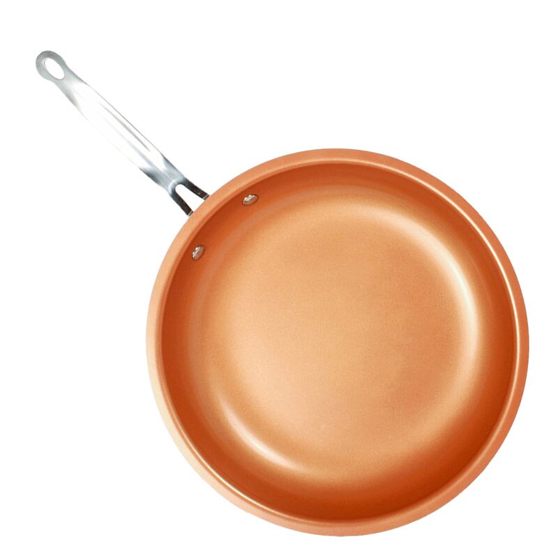 10-inch non-stick copper frying pan aluminum frying pan ceramic coating and gas cooking panel pan oven and dishwasher are safe t