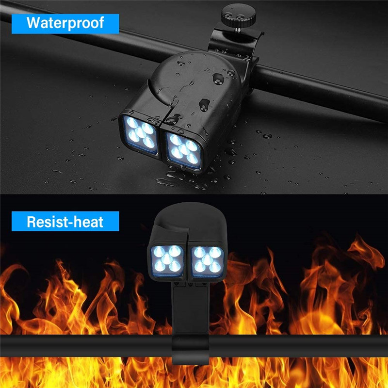 Smart Touch Grill Light Led Portable Bbq Flashlight Lamp Outdoors Grill For Lighting With Handle Mount Clip For Barbecue Tool