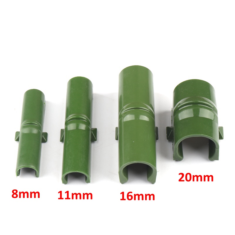 10 Uds de efecto invernadero Marco de tubo de Film Clip abrazadera de red para sombra de jardín accesorios de película de plástico fija Accesorios