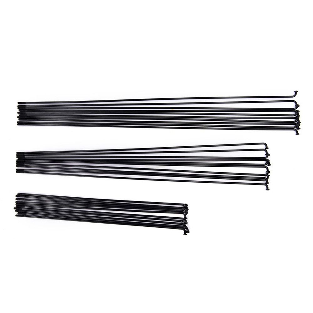 Mountain Road Bike Steel Spokes Black Colour High Strength Stainless Steel Bicycle Spokes 170/255/286mm
