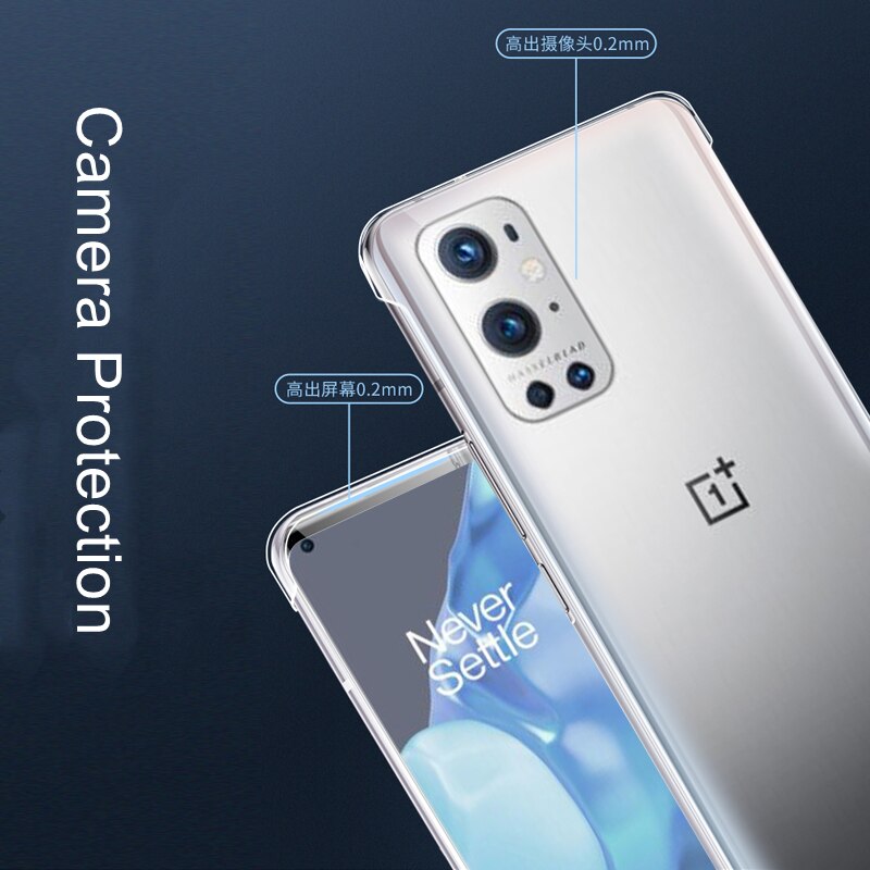 Ultra Thin Transparent Hard Case for Oneplus 9 Pro Frameless Cover Hard Plastic Case For One plus 9 Pro Nord 8T 8 9R