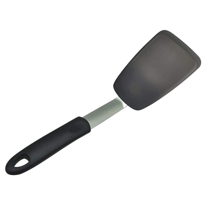 Flexible Silicone Spatula Turner Perfect for Flipping Eggs Burgers Crepes and More