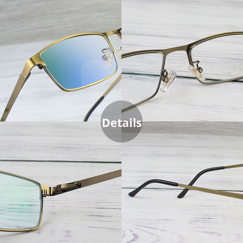 Bifocal Reading Glasses Computer Photochromic Chameleon Lens Anti Blue Ray Light Blocking Men Women Sight Eyeglasses +1.5 2 2.5