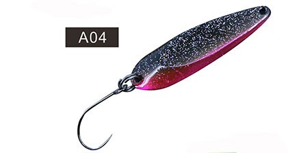 1 st fiskedragssked öring 2.5g metalljiggar spinnerbait wobblersked: A04
