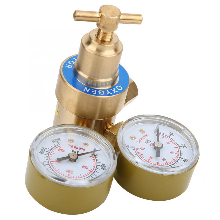Kupfer Sauerstoff Regler Luft Kompressor Druck Regler Druck Sauerstoff Reduzierer industriell Meter Gas Druck Measureme