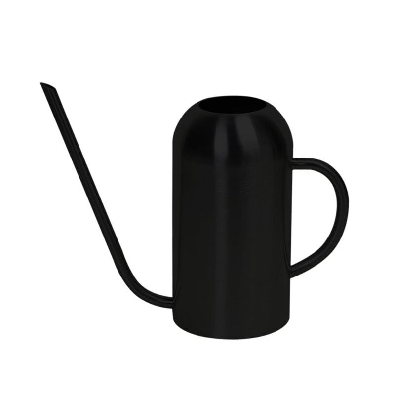 Stainless Steel Watering Can with Long Spout Modern Style Watering Pot,53oz/1.5L 667A: 8YY802135-BK