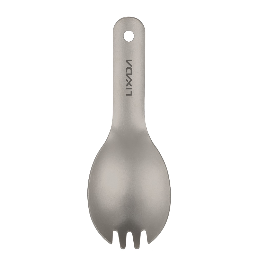 Plegable cuchara tenedor cúter ligero al aire libre la cena Spork cubiertos viajes de Camping mochila Tab Kits de viaje: Style 14