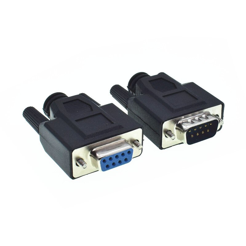 Connecteur sans soudure 9 broches DB9 pour femmes et hommes RS232, connecteur sans soudure