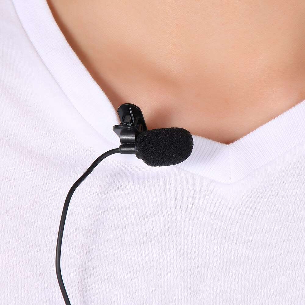 1PC Clip On Microfone Mic Mini Hands Free for Notebook PC Laptop Skype Wired Condenser 3.5mm and Durable