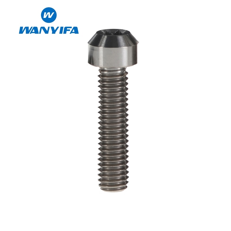 Wanyifa titanium ti -pultti  m6 x 10 15 20 25 30 35 40 50 60 65 80mm ti torx -kantaruuvi polkupyörän moottoripyörän muunnososiin