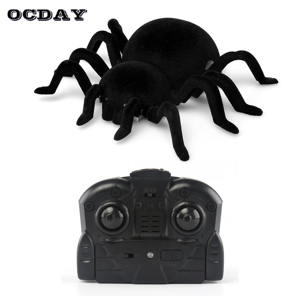 Juguetes de Control remoto de araña para escalar en la pared infrarrojo RC Tarantula chico Animal juguete de simulación peludo electrónico araña chico s chicos