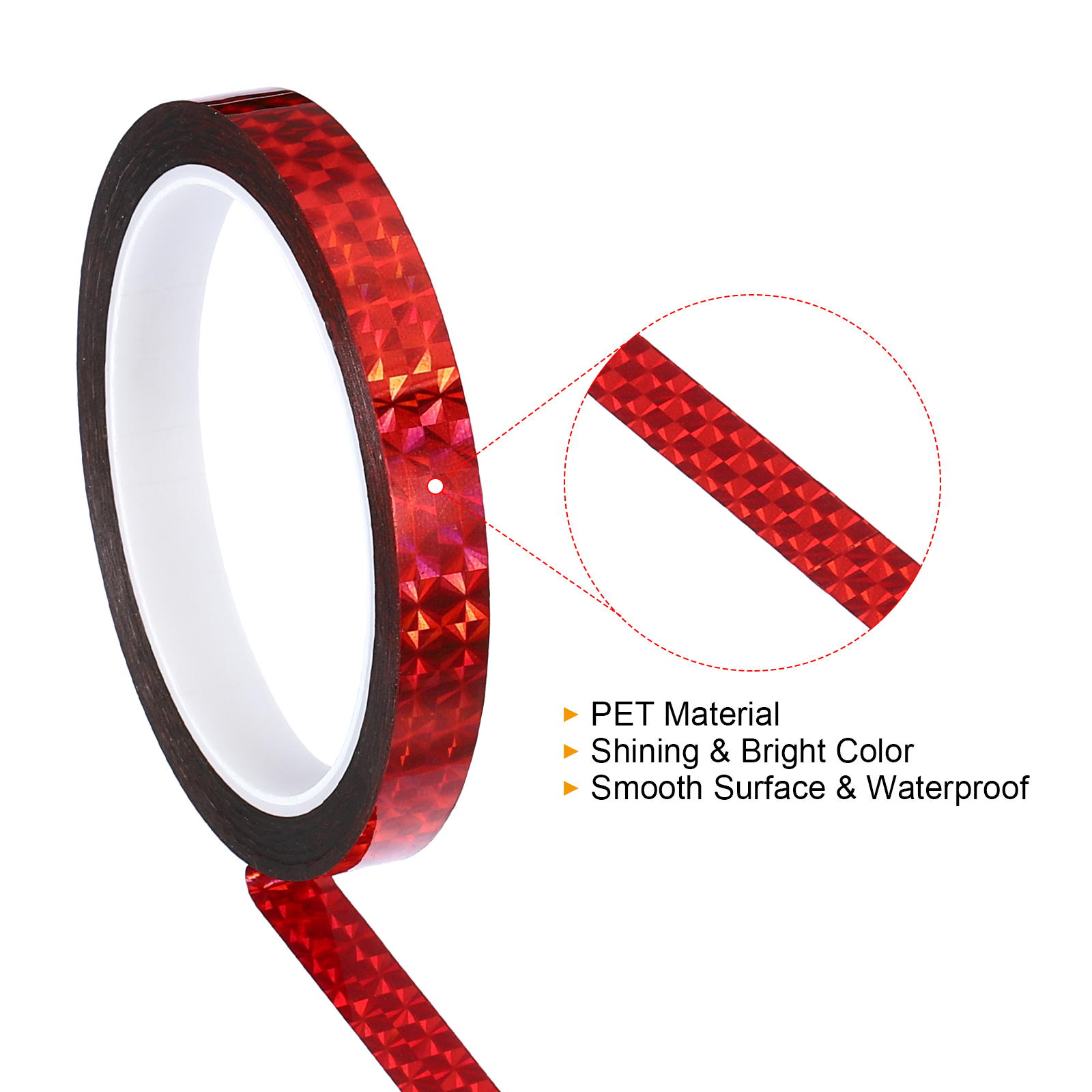 1Pcs 5/8/12mmx50m Prism Tape Holographic Metalized Reflective Adhesive Masking Tape for Detailing Accent Wall Decor Art Craft: M / light green