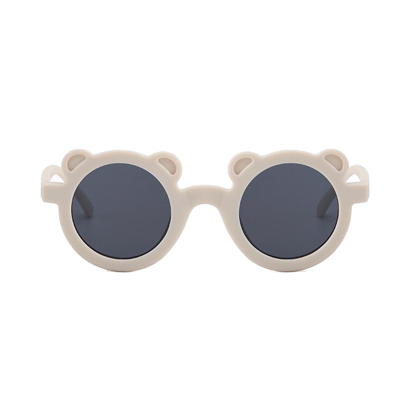 Crianças outwear, anti-uv em forma de urso decorativo headwear fotografia adereços para meninos e meninas: Branco