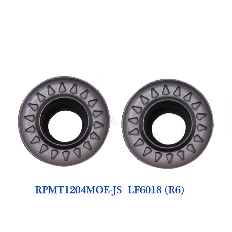 10Pcs RPMT1003 Mo RPMT10T3 RPMT1204 Moe Js LF6018 Carbide Insert Deskar Draaibank Interne Frezen Draaien Tool Voor Rvs