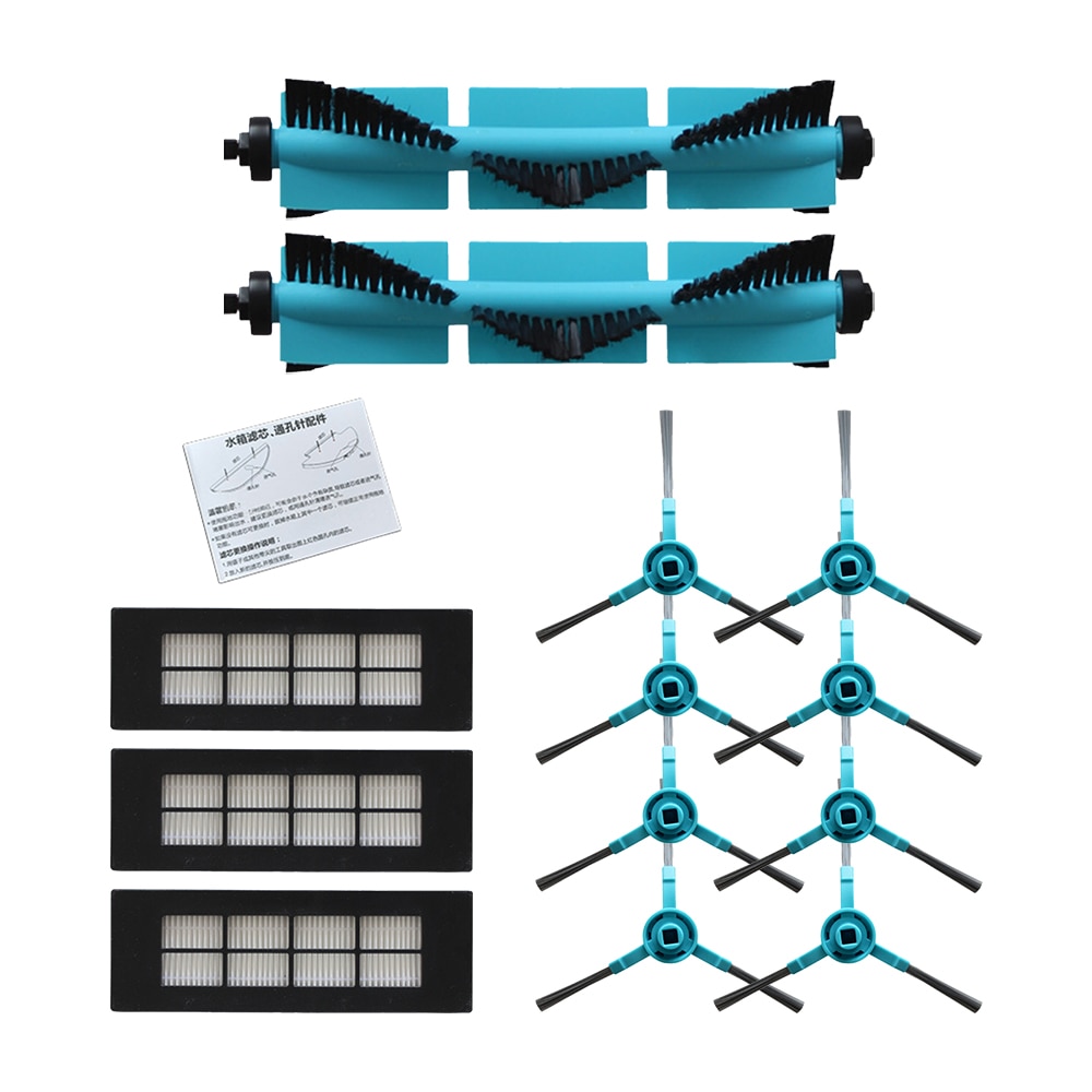 Piezas de repuesto para Cecotec Conga 3090 series, cepillo rodillo, cepillo lateral, filtro hepa, filtro de tanque de agua, piezas de limpiador al vacío, almohadilla para mopa, accesorios de tela