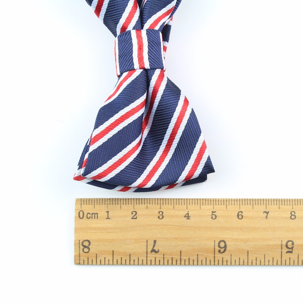 Klassieke Plaid Kinderen Bowtie Polyester Strikjes Baby Kid Kinderen Klassieke Pet Gestreepte Vlinder strikje