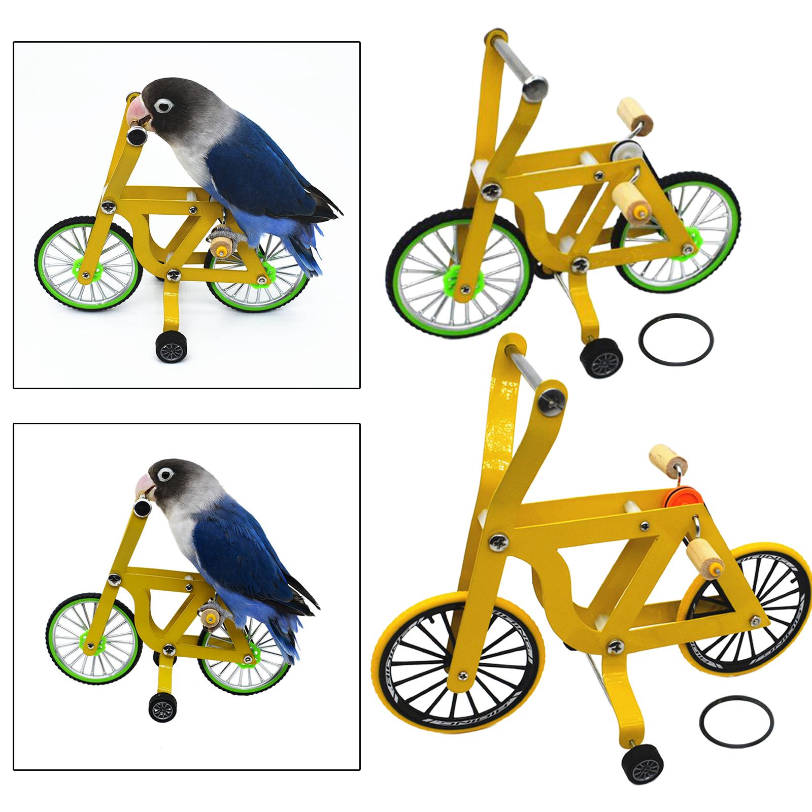 Mini vélo pour perroquet, jouet d&#39;entraînement pour oiseaux, équipement de développement intellectuel, bicyclette, Puzzle pour perruches