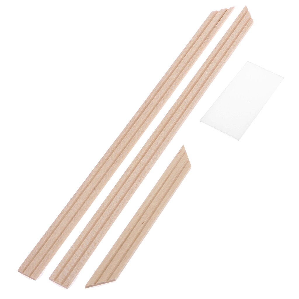 1/12 poppenhuis miniatuur natuurlijke afwerking houten voorraamdeur met /6- panelen