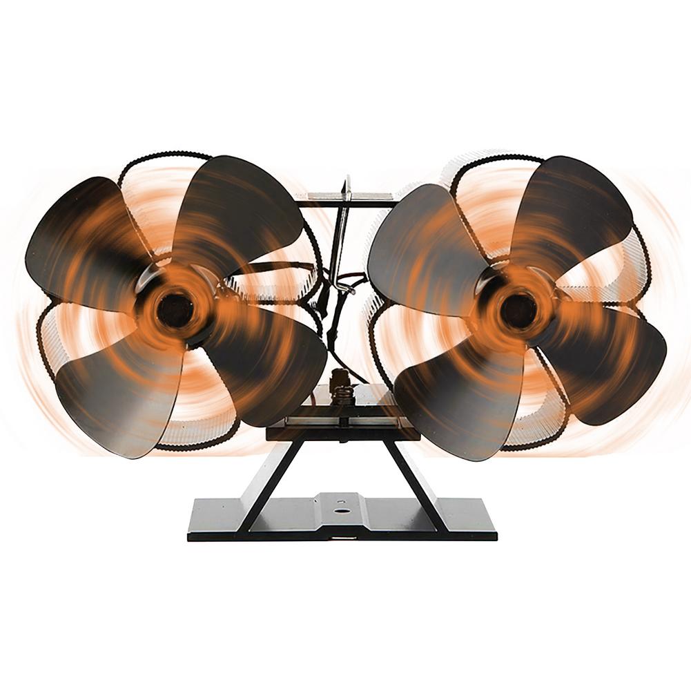 Ofenventilator mit 4 Blättern Kaminventilator, Ventilator für Kaminofen Ofenventilator mit 4 Blättern Kaminventilator, Ventilator für Kaminofen