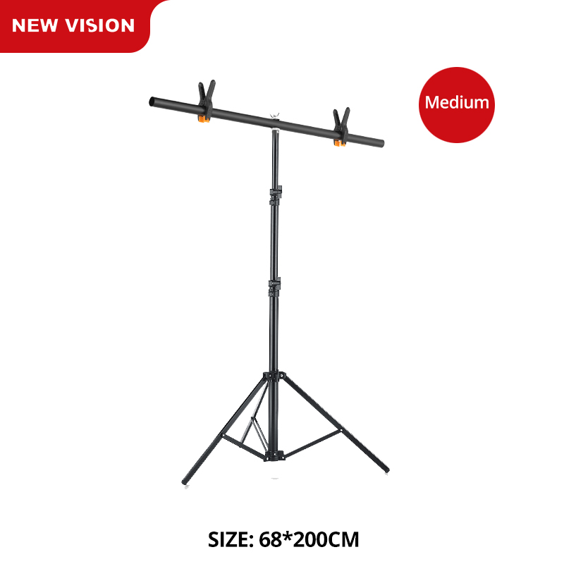 Photo PVC Background Backdrop Stand for PVC Cloth Photo Studio Photography: 68x200cm Kit