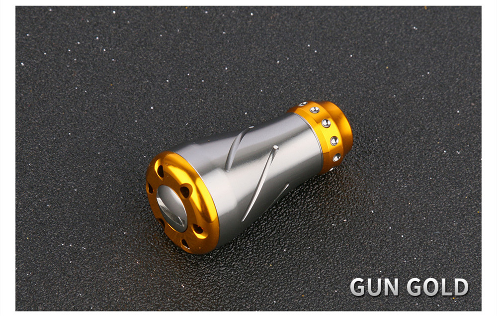Perilla de mango de carrete de pesca, aleación de aluminio, incluye rodamiento para carrete de pesca de D/S, accesorio basculante DIY, perilla eléctrica, 1 ud.: Otros