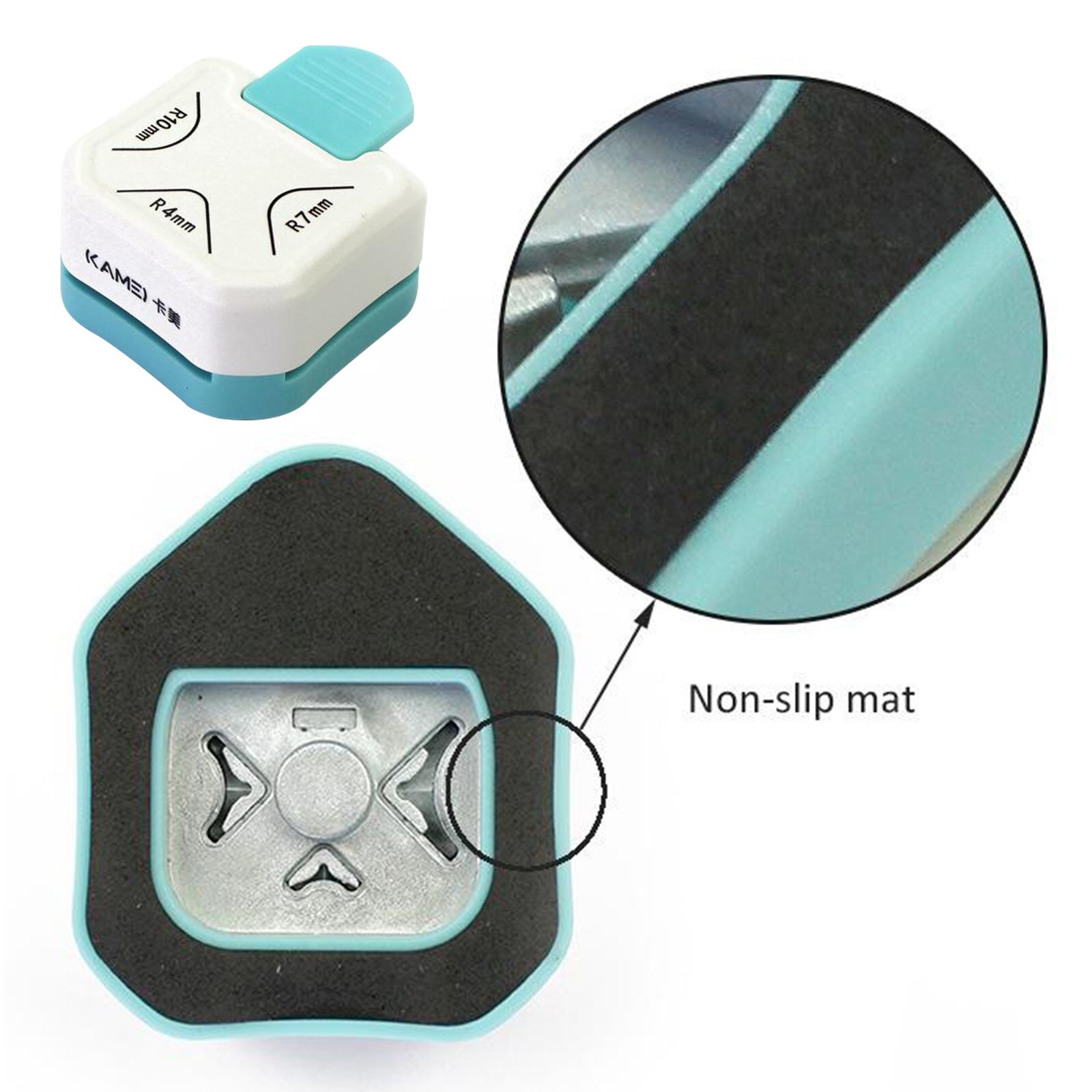 Mini Paper Punch 3 in 1 Round Corner Craft Punch for DIY Paper Crafting Making