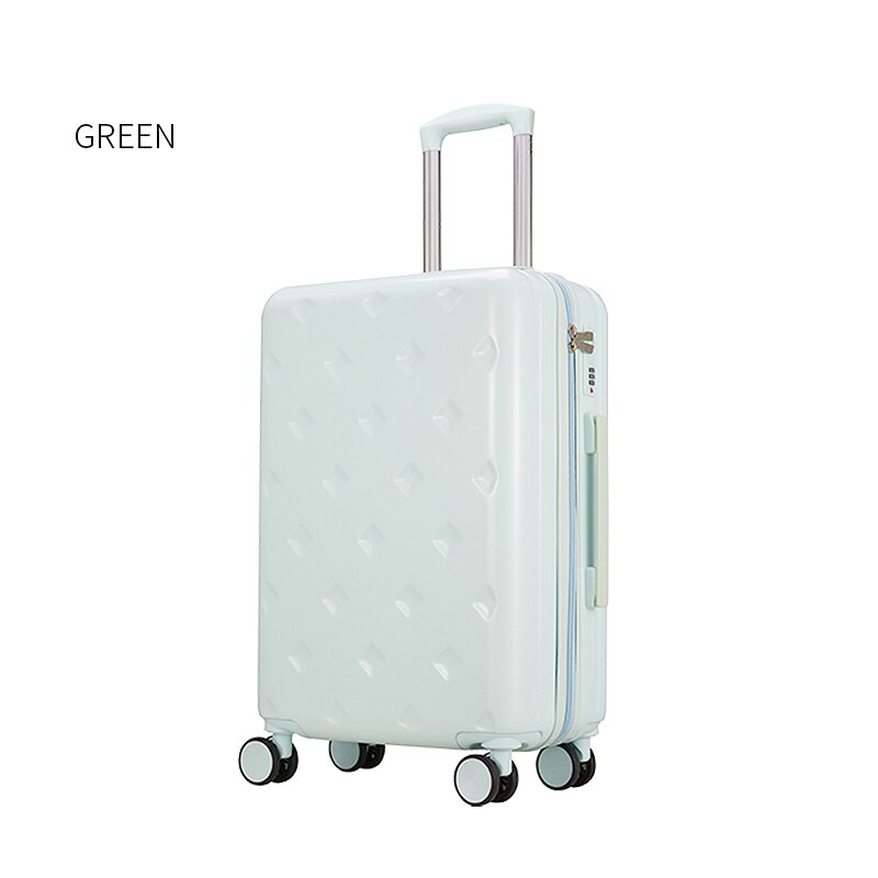 Maleta Mini 20 pulgadas equipaje rodante Maletas De Viaje viajes De negocios equipaje rodante llevar-contraseña maleta 캐리어 شنط سفر: Light Green / 22 pulgadas