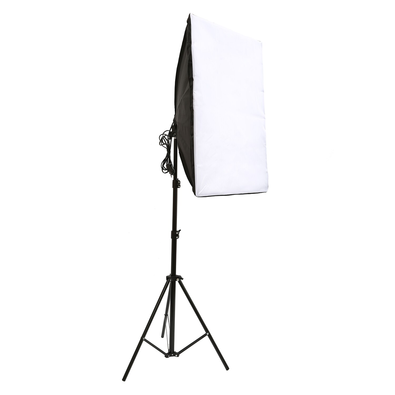 Photography Lighting Kit - 2M Tripod Stand + Softbox + 50W Dimmable LED Lamp for Video Shooting