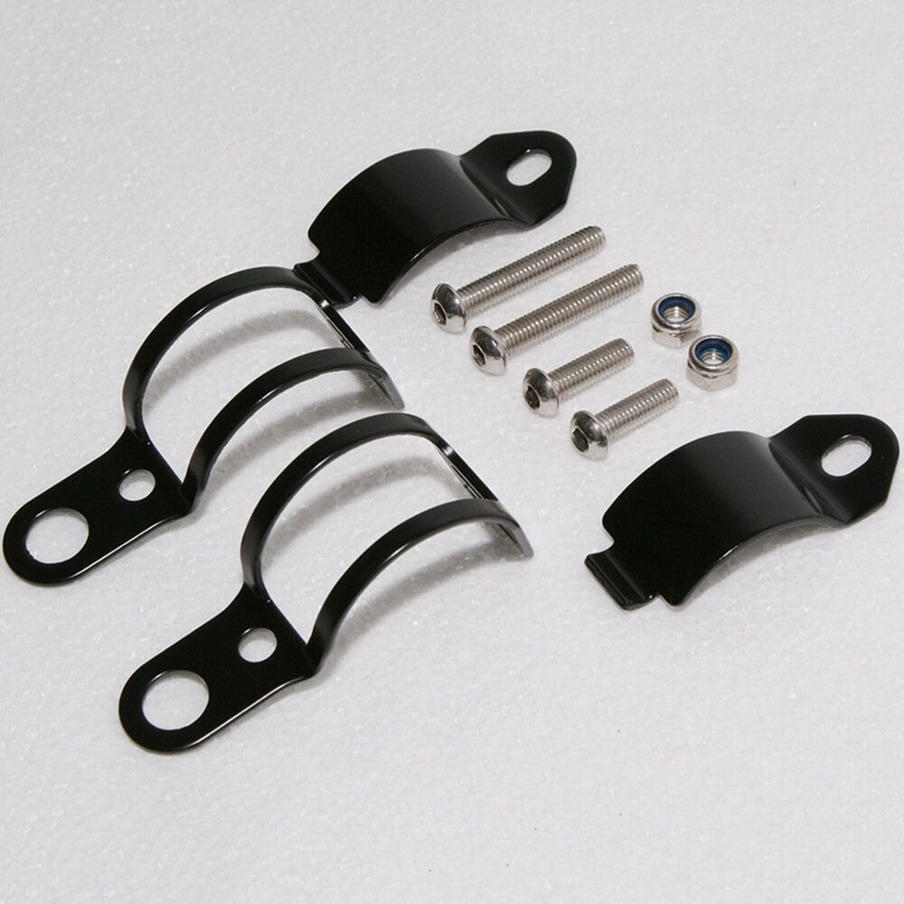 Signal Turn Signal Mounting Bracket Light Mount Brackets Fork Ear Motorcycle: Black