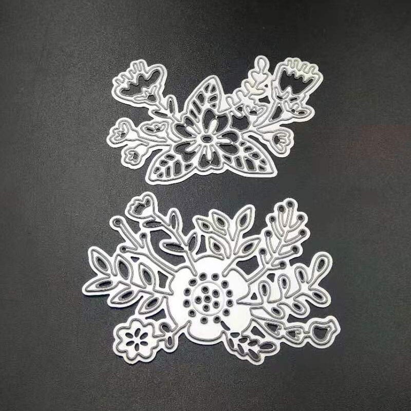 Zwbs moldes de corte de flores e borboletas, para scrapbooking diy, decoração, gravação estêncial, cartões decodificativos, die corter