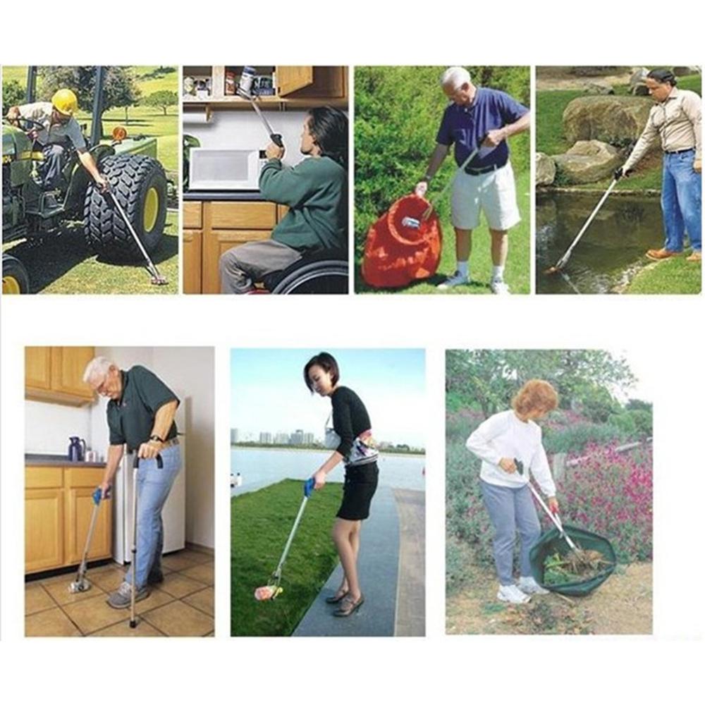 Multi-Purpose Home Foldable Durable Helper Grabber Long Arm Trash Garbage Pick Up Hand Gripper Cleaning Tool