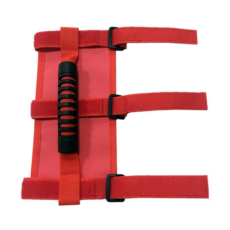 Roll Bar Grab Handle Handles Black/Red for Jeep Wrangler CJ YJ TJ JK E7CA