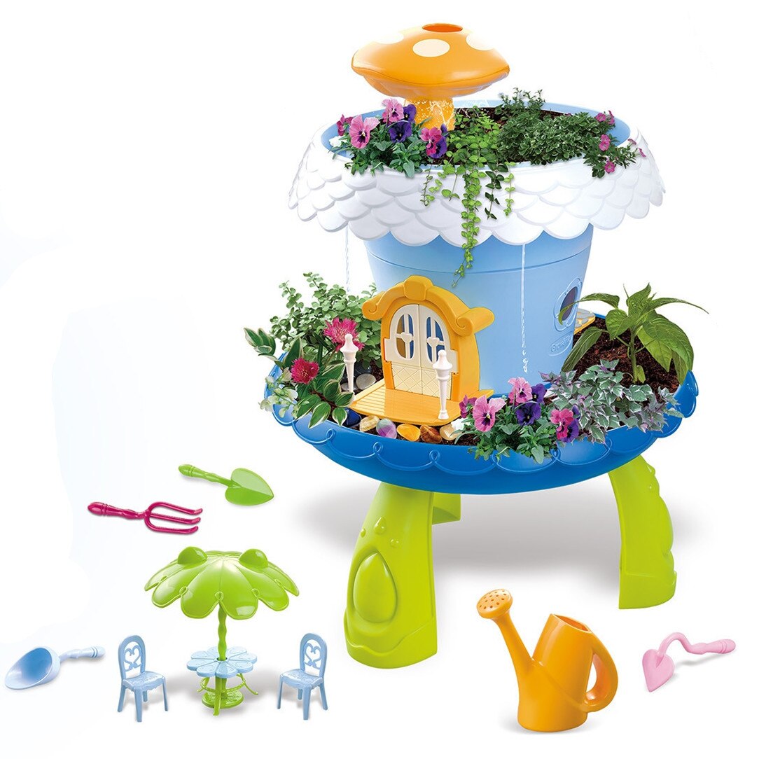 Magic Tuin Pretend Speelgoed DIY Planten Pot met Licht en Muziek voor Thuis Decoratie Ondersteuning Kinderen Leren Natuur