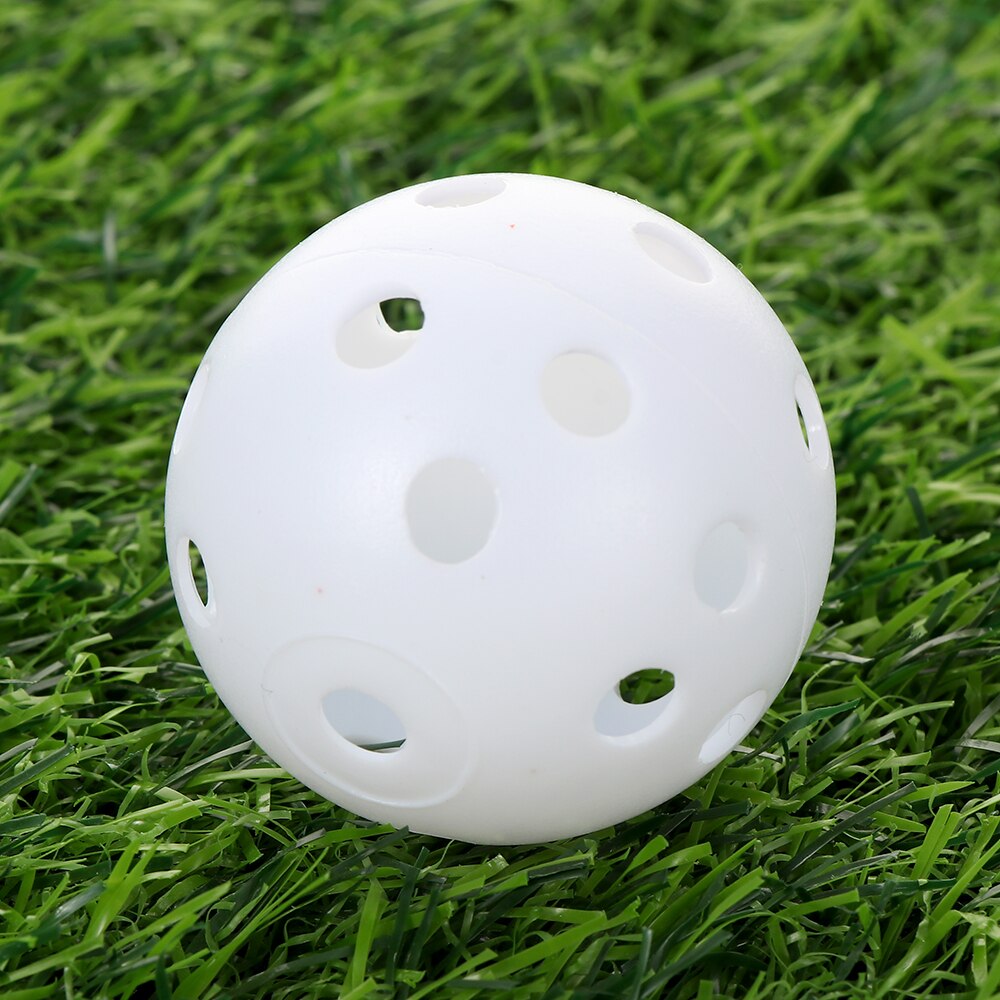 10 PCs Hollow Golf Balls Soft Practice Balls for Golf Training Indoor&Outdoor Ball Sports Tool Sports Equipment