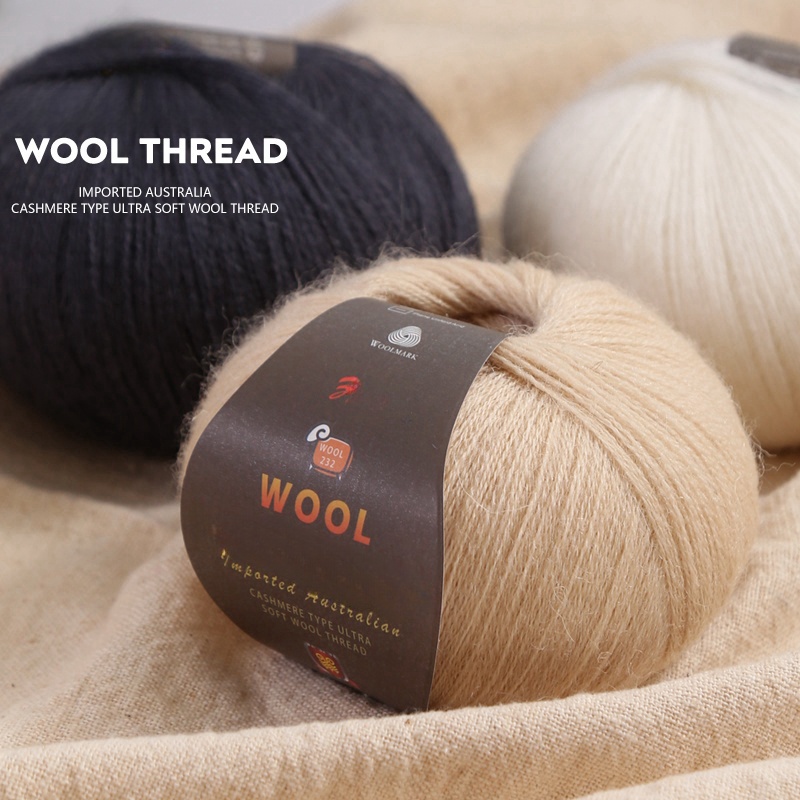 En stor pakke med  of 500g stk. kashmirgarn af fint uld, der bruges til håndlavet gør-det-selv-strikkegarn, til fremstilling af varme herre- og dametrøjer, tørklæder, huer, knæbeskyttere, handsker, bukser, tæpper, hobbyartikler og andre garnnøgler. , 1 poser = 10 stk. = 500g