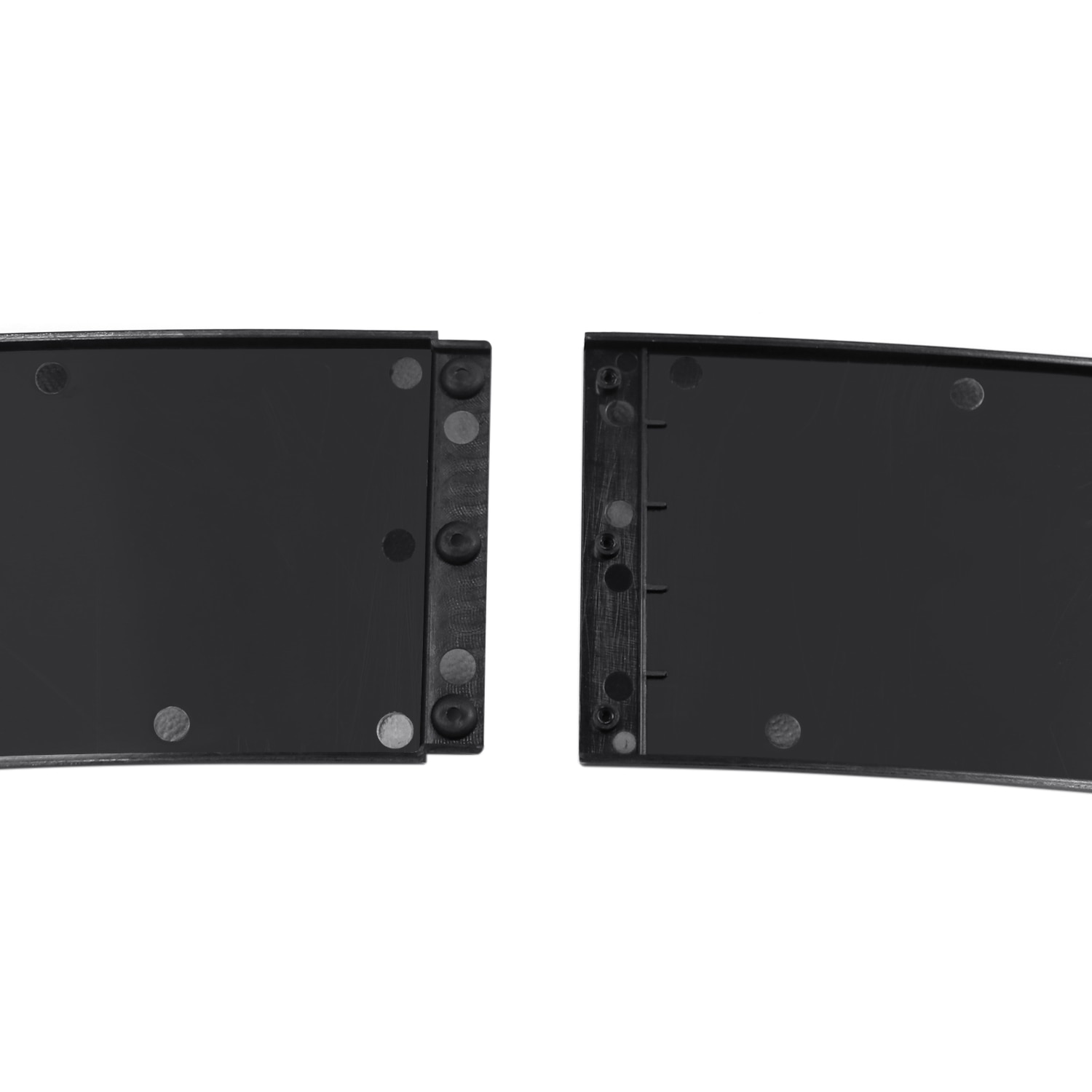 4 Pieces Car Front Bumper Lip Body Kit ABS Bumper Lip Chin Spoiler Splitter Universal