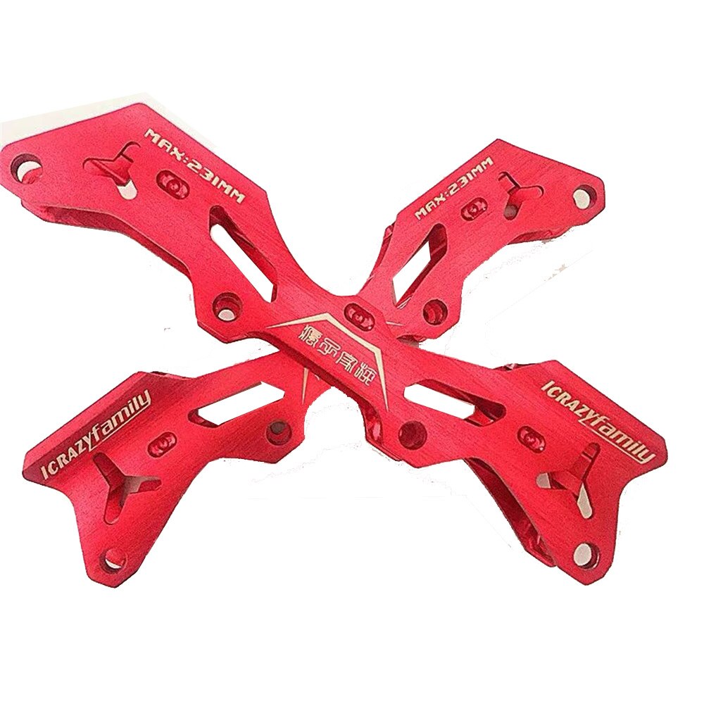 Original loco patinaje en línea marco con ejes 231mm 243mm rodillo Patines de bastidores para 76 ruedas de 80 neumáticos Patines Slalom