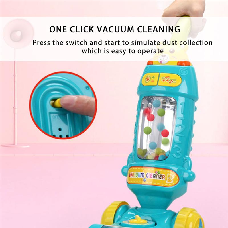 1 unidad aspiradora juguetes de limpieza para niños juguete para juego de imitación Casa de Juego Mini simulación de electrodomésticos Juguetes