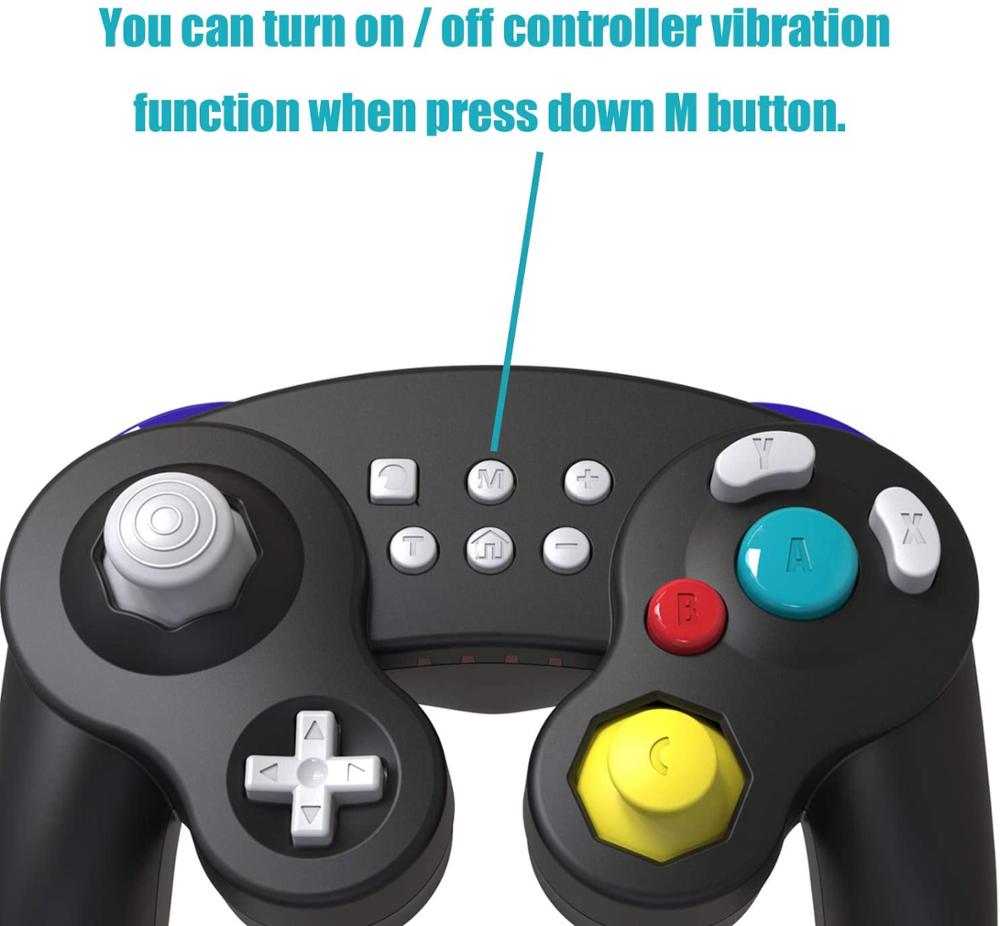 iFYOO Bluetooth Wireless Pro Controller for Nintendo Switch and PC Support Motion Controls/Turbo/Vibration, Gamecube Style