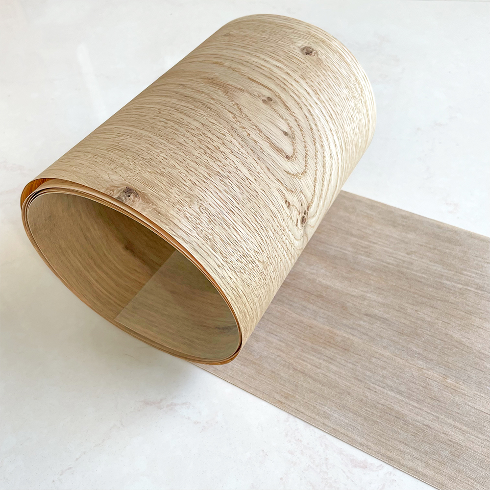 Hojas de chapa de madera Natural de roble europeo, reacondicionadas de muebles/guitarra/altavoz/interior automotriz, chapa DIY hecha a mano