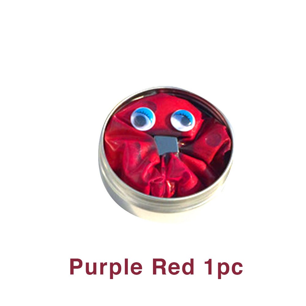 DIY Magnetische Schleim Intelligente Hand Schleim Flauschigen Polymer Ton Magnet Plastilin Gummi Schlamm Kreative Spielzeug Intelligente Gummi Tonne: Violett rot